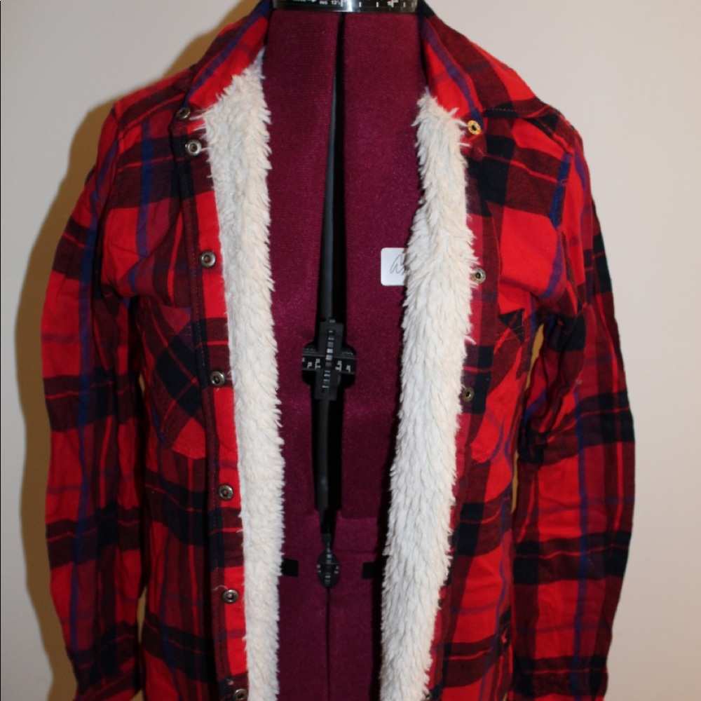 American Eagle Fleece lined flannel